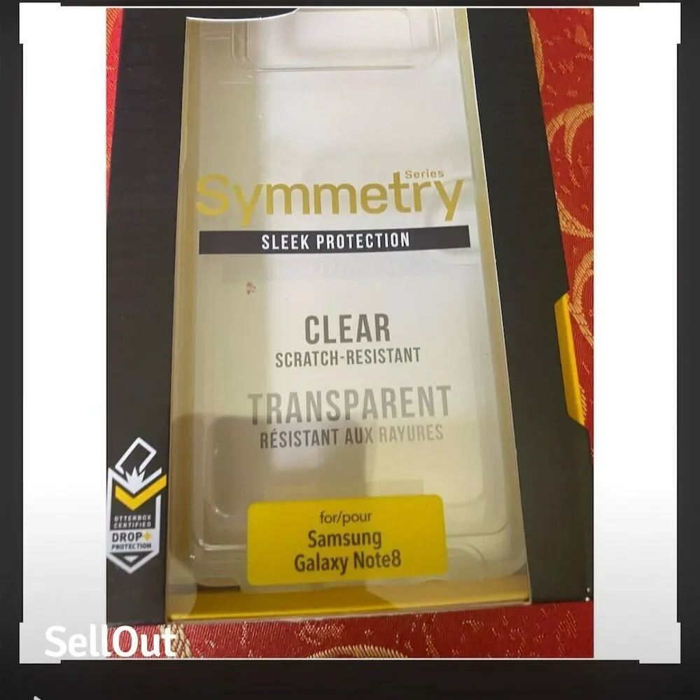 OtterBox Symmetry Clear Phone Case for Samsung Galaxy Note8